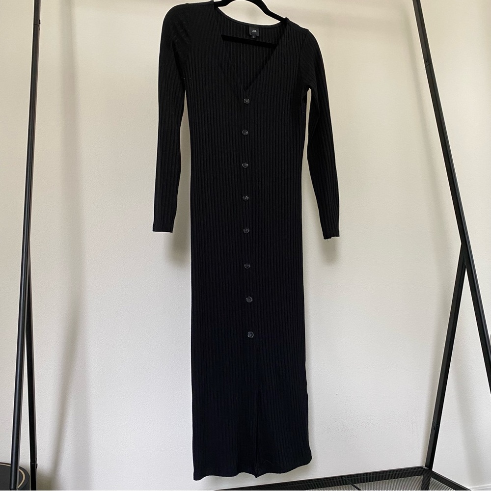 Ribbed knit dress